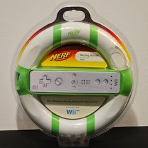 Nerf Nintendo Wii Steering Racing Wheel Factory Sealed - Green - £11.36 GBP