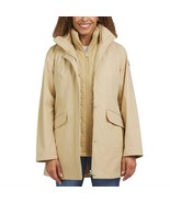Lands&#39; End 3-in-1 (Vest, Jacket or Both) Systems Jacket TAN Women&#39;s Sz S... - $34.39