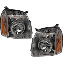 Headlight Assembly Set Fits For 07-2014 GMC Yukon Denali Lh &amp; RH w/Bulb - $228.14