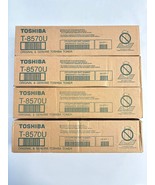 4 OEM Toshiba E STUDIO 557,657,757,857 Black Toner Cartridges T-8570U (T... - €69,54 EUR