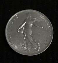 1960 FRENCH 1 FRANC COINS Vth REPUBLIC SEMEUSE - $14.98
