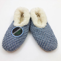 Snoozies Women&#39;s Rich &amp; Fabulous Pale Blue Color Slippers Medium 7/8 - £9.85 GBP