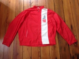 Vintage Coca-Cola It&#39;s the Real Thing Red White Bonner Windbreaker Jacke... - $149.99