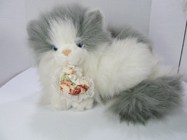 Ganz The Heritage Collection Plush Long Hair Cat Camille VTG Realistic 10&quot; - £22.49 GBP