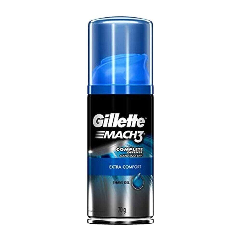 Gillette Mach3 Shaving Gel Cream Extra Comfort Travel Size 72mL 2.5oz - $6.99