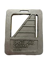 Vintage Rare Eastlake Country Club Golf Course Pewter Metal Bag Tag - £15.56 GBP