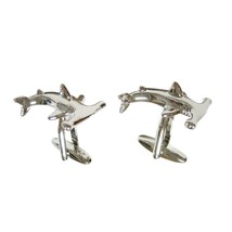 Hammerhead Shark Cufflinks Deep Sea Fish 3D High Quality New W Gift Bag Wedding - £11.93 GBP