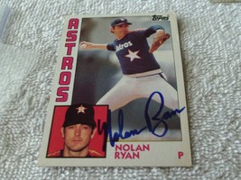 1991 Leaf Nolan Ryan Original Autograph Hand Signed Texas # 423 !! - £145.57 GBP