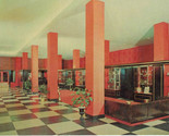 Little Rock, Arkansas - Lobby of the Hotel Marion - Vintage c1960 Postcard - £3.57 GBP