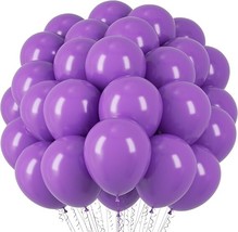 50pcs 12-inch Balloon Latex Purple for Wedding, Birthday, Bachelorette P... - $70.78 MXN