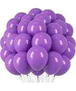 50pcs 12-inch Balloon Latex Purple for Wedding, Birthday, Bachelorette P... - $3.80