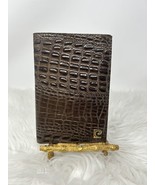 Vintage 70s Pierre Cardin Alligator Checkbook Wallet 6”X4” - $33.99