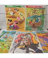Vtg Walt Disney Frame Tray Puzzle Lot Of 5 Lion King+mickey Mouse+101 Da... - $618.29 MXN