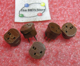 Transistor Socket 4-Pin Plastic / Phenolic Material 599 - NOS Qty 5 - $5.69