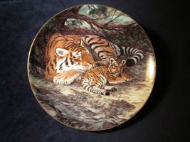 Siberian Tiger COLLECTOR PLATE Will Nelson BENGAL TIGER Endangered Species - £15.72 GBP