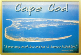 Postcard Massachusetts Cape Cod Aerial View of Provincetown Tip of Cape 6 x 4&quot; - £3.87 GBP