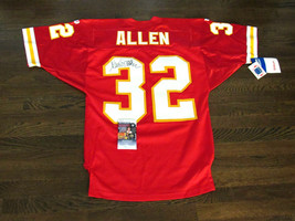 MARCUS ALLEN # 32 KC CHIEFS HOF RB SIGNED AUTO WILSON PROLINE FIELD JERS... - £443.64 GBP