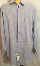 Dkny Slim Fit Natural Stretch Purple Dust Strip Cotton Men Dress Shirt 1... - $11.87