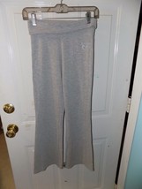 Justice Gray Yoga Pants With Foldable Waist Size 10 Girl&#39;s EUC - $14.60