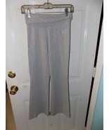 Justice Gray Yoga Pants With Foldable Waist Size 10 Girl&#39;s EUC - £11.53 GBP