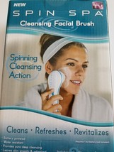 Spin Spa ~ Cleansing Facial Brush ~ 2 Cleansing Attachments ~ As Seen on TV - £17.98 GBP