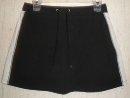Womens Gloria Vanderbilt Sport Black Knit Skort Size S - £18.60 GBP