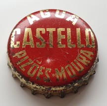Cork Bottle Cap ✱ Castello Vtg Water Chapa Kronkorken Portugal 60´s ~Rare - $14.84