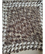 Hand Crocheted Tunisian Entrelac Brown Ombre Afghan - $40.55 CAD