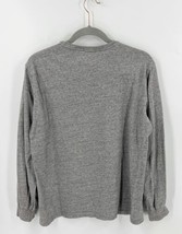 Ralph Lauren Polo Mens T Shirt Sz Medium Gray Cotton Long Sleeve Crew Ne... - $24.75