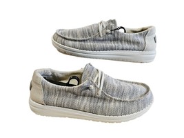 Hey Dude Women WENDY Sox Glacier Grey  US 7 EU 38 - $347.71 MXN