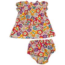The Childrens Place Girl Floral Butterfly Dress Set 0-3 M LOUD Y2K Child... - $15.84