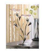 Elegant Calla Lily Candelabra Candle Holder - $34.83 CAD
