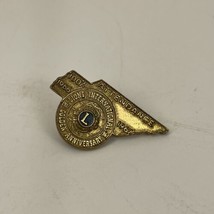 Lions Club International Golden Anniversary 1966 1967 Attendance Pin Vintage 60s - £6.05 GBP