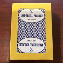 IMPERIAL PALACE CASINO Vintage Las Vegas  BLUE PLAYING Cards - £7.65 GBP