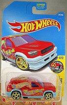 2017 Hot Wheels #242 HW Art Cars 4/10 FANDANGO Red w/Yellow Pr5 Spoke Wheels - £6.31 GBP