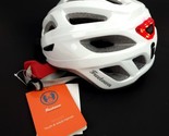 Freetown Router Bike Helmet Gear w/ Rear Light White Cycling Bicycle 53-... - £22.88 GBP