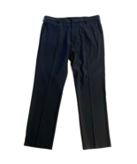 Van Heusen Men Slim Fit Flex Waistband Pants Black 34x30 - $19.87