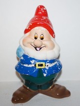 Walt Disney Snow White and the Seven Dwarfs Happy 7&quot; Ceramic Figurine - £3.95 GBP