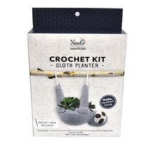 Needle Creations Stevie Sloth Planter Crochet Kit - $10.95