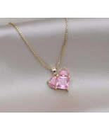 Pink Heart Chain / Cadena de corazón rosa - $8.00