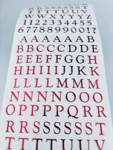 Vintage 1998 Classic Alphabet Red Mrs. Grossman's Stickers Roll Scrapboo... - $19.88