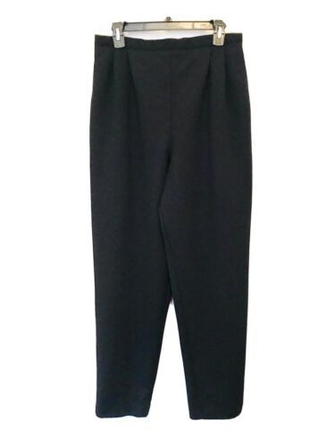 Company Collection Womens L  Black High Elastic Waist Pleated Straight L... - $17.95