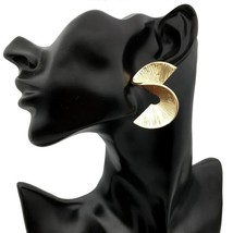 MANILAI Trendy Big Spiral Alloy Statement Stud Earrings Punk Jewelry Women Vinta - £7.50 GBP
