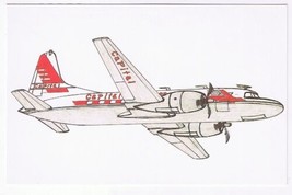 Postcard Airplane Capital CV-440 Fantasy Aircraft - £3.89 GBP