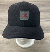 King Cobra Golf Hat  Adjustable Strap Black Cap Hat Black /Grey Patch - £13.83 GBP