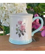 Stoneware Embossed Mug - Rose, Sunflower, Thistle, Bluebells, Daffodil a... - $20.19 CAD