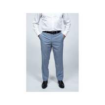 Mens DKNY 100% Wool Two Button Notch Lapel Slim fit Shark Texture 1393 Sky Blue image 9