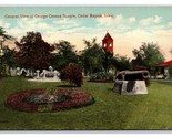 Green Square Cannon Monument Cedar Rapids Iowa IA UNP DB Postcard Y5 - $3.91