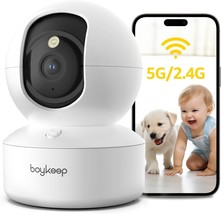 2K Pet Camera Indoor Security Camera 5G/2.4Ghz Wifi Cameras For Baby Dog, K30 - £27.49 GBP