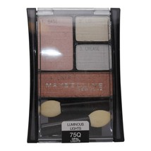 MAYBELLINE New York Expert Wear Luminous Lights Eyshadow Quad, 75Q Opal Lights,  - £10.56 GBP